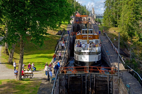 Dalen & slusecruise p Telemarkskanalen	